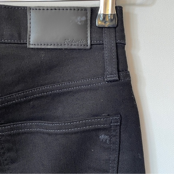 Madewell 10" High Rise Skinny Jeans in Black Frost - Picture 6 of 6